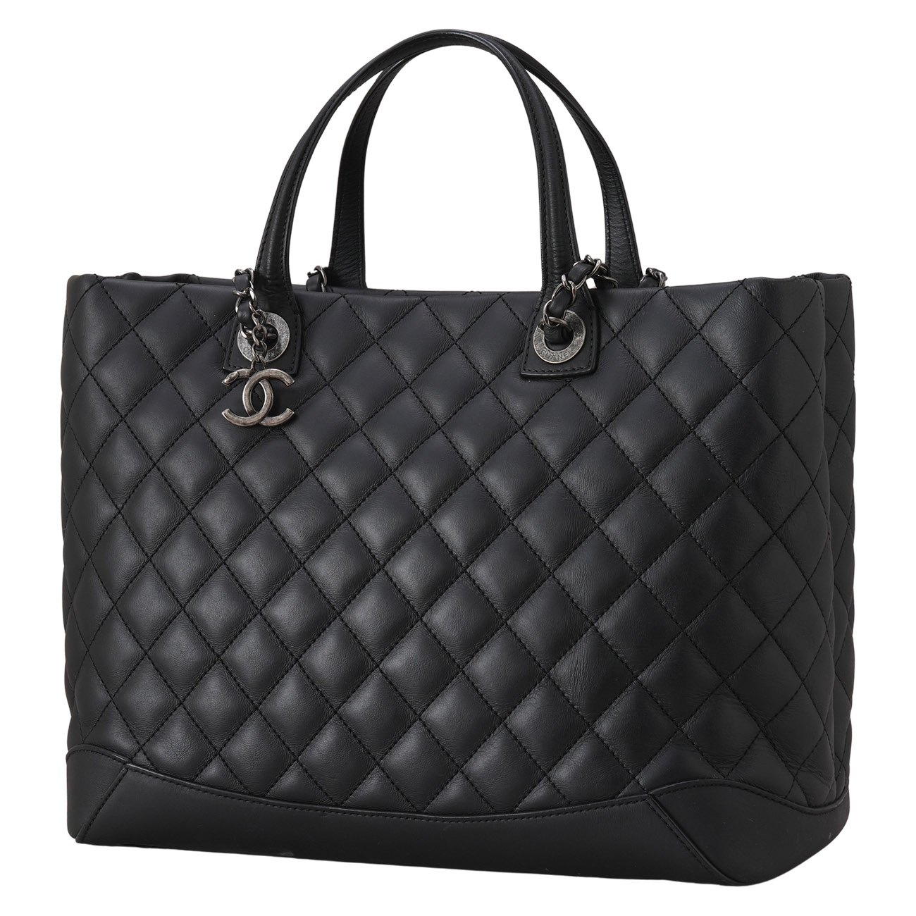 CHANEL(USED)샤넬 시즌 카프스킨 토트겸 숄더백