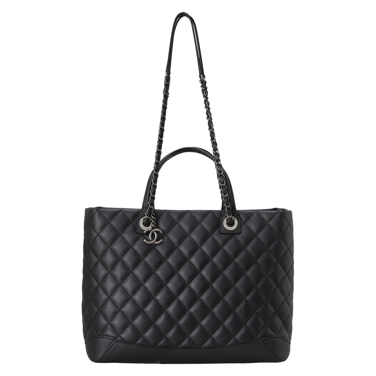 CHANEL(USED)샤넬 시즌 카프스킨 토트겸 숄더백