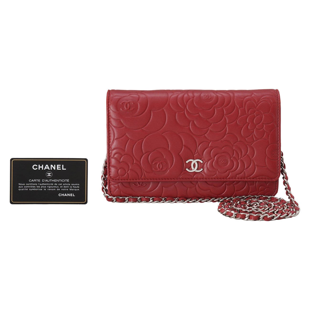 CHANEL(USED)샤넬 까멜리아 WOC