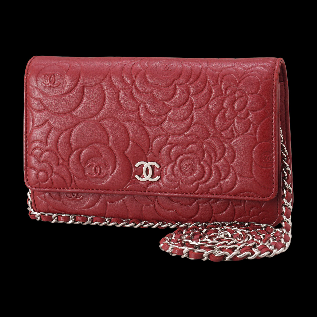CHANEL(USED)샤넬 까멜리아 WOC