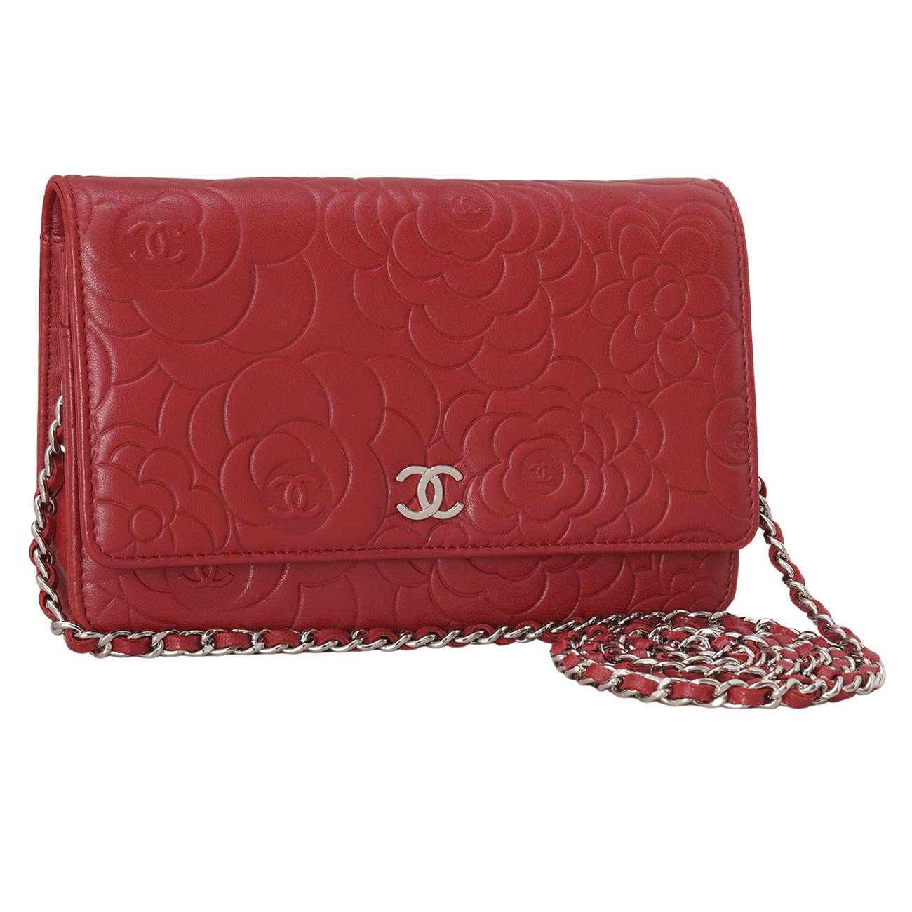CHANEL(USED)샤넬 까멜리아 WOC