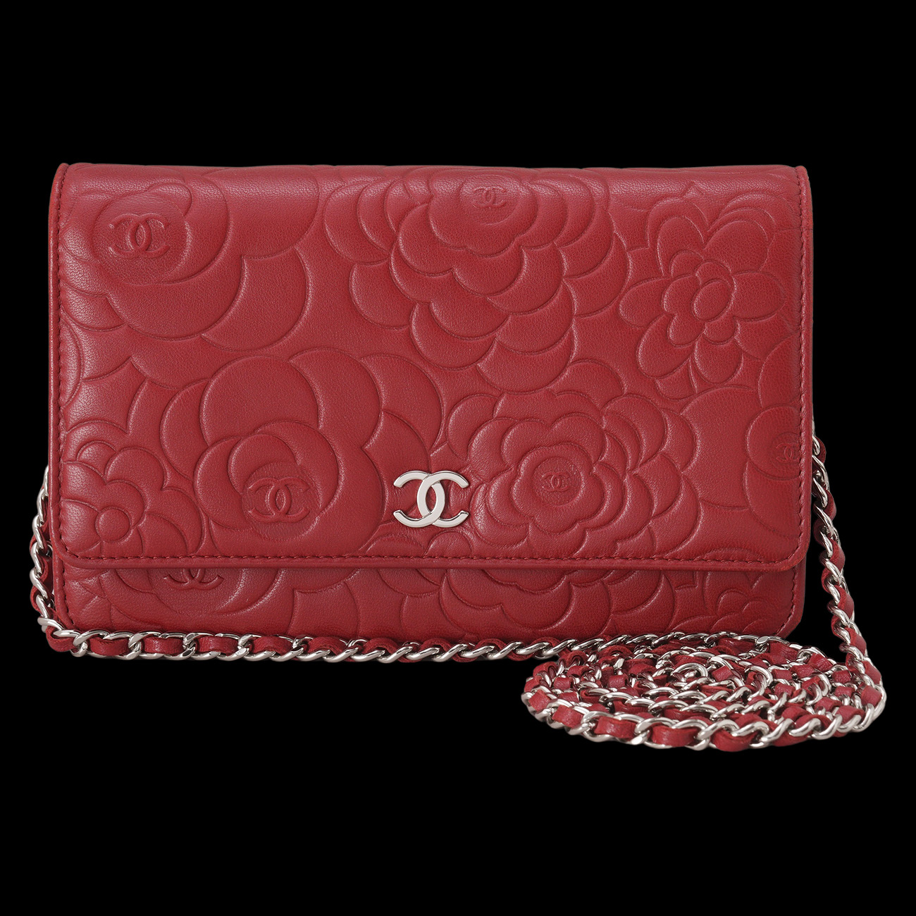 CHANEL(USED)샤넬 까멜리아 WOC