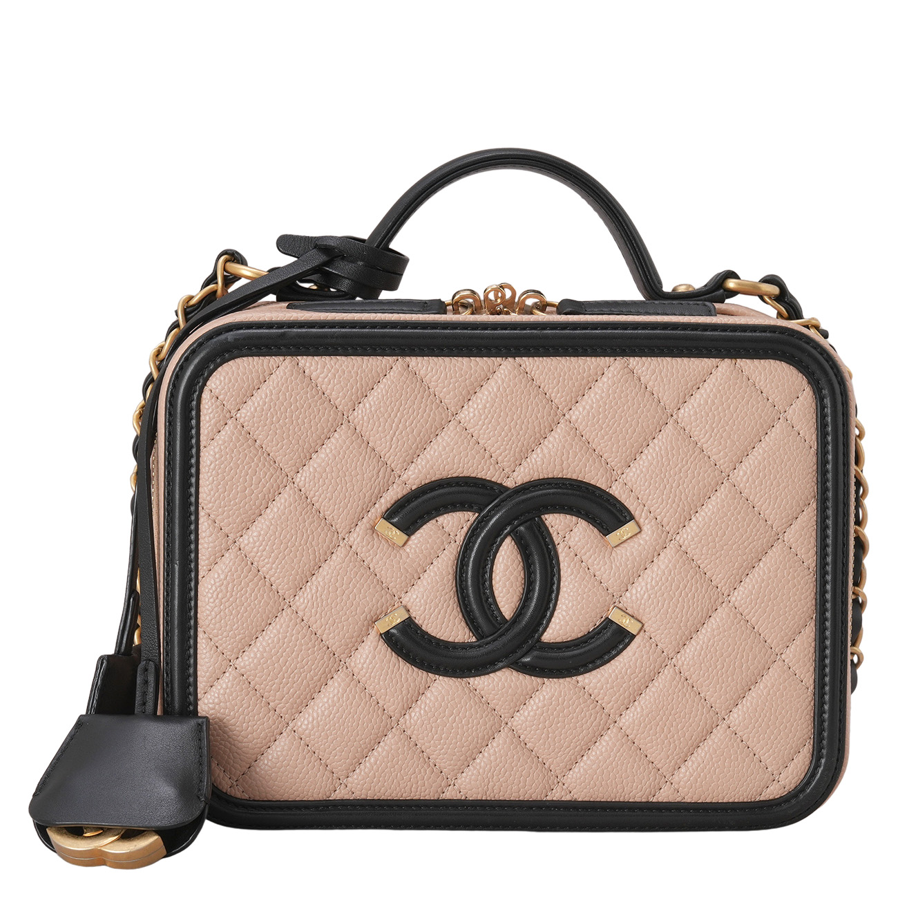 CHANEL(USED)샤넬 코스메틱 베니티 탑핸들