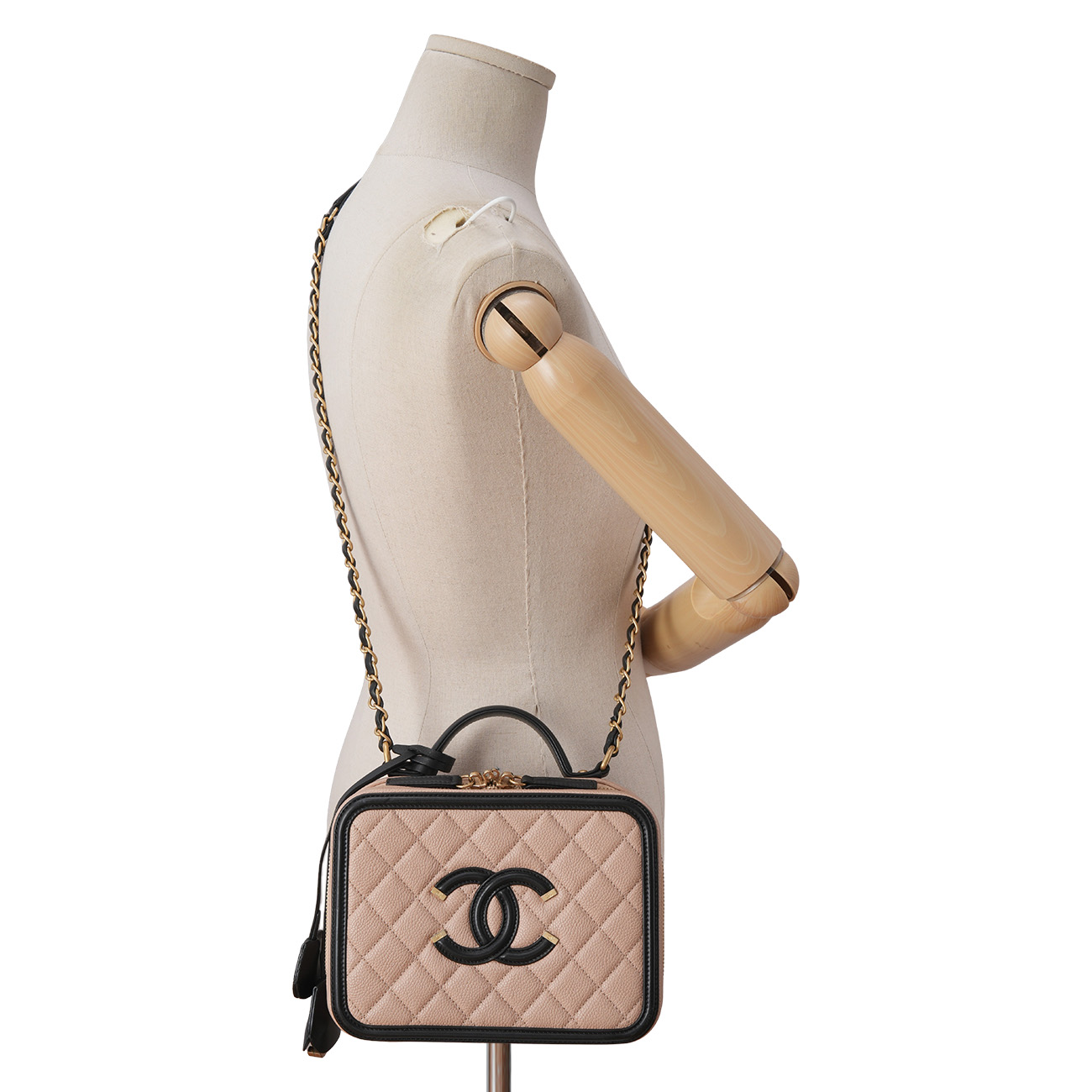 CHANEL(USED)샤넬 코스메틱 베니티 탑핸들