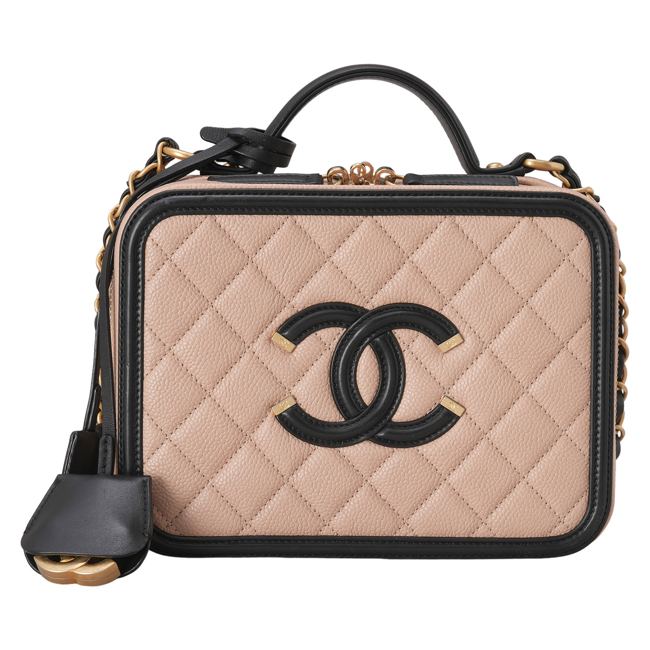 CHANEL(USED)샤넬 코스메틱 베니티 탑핸들