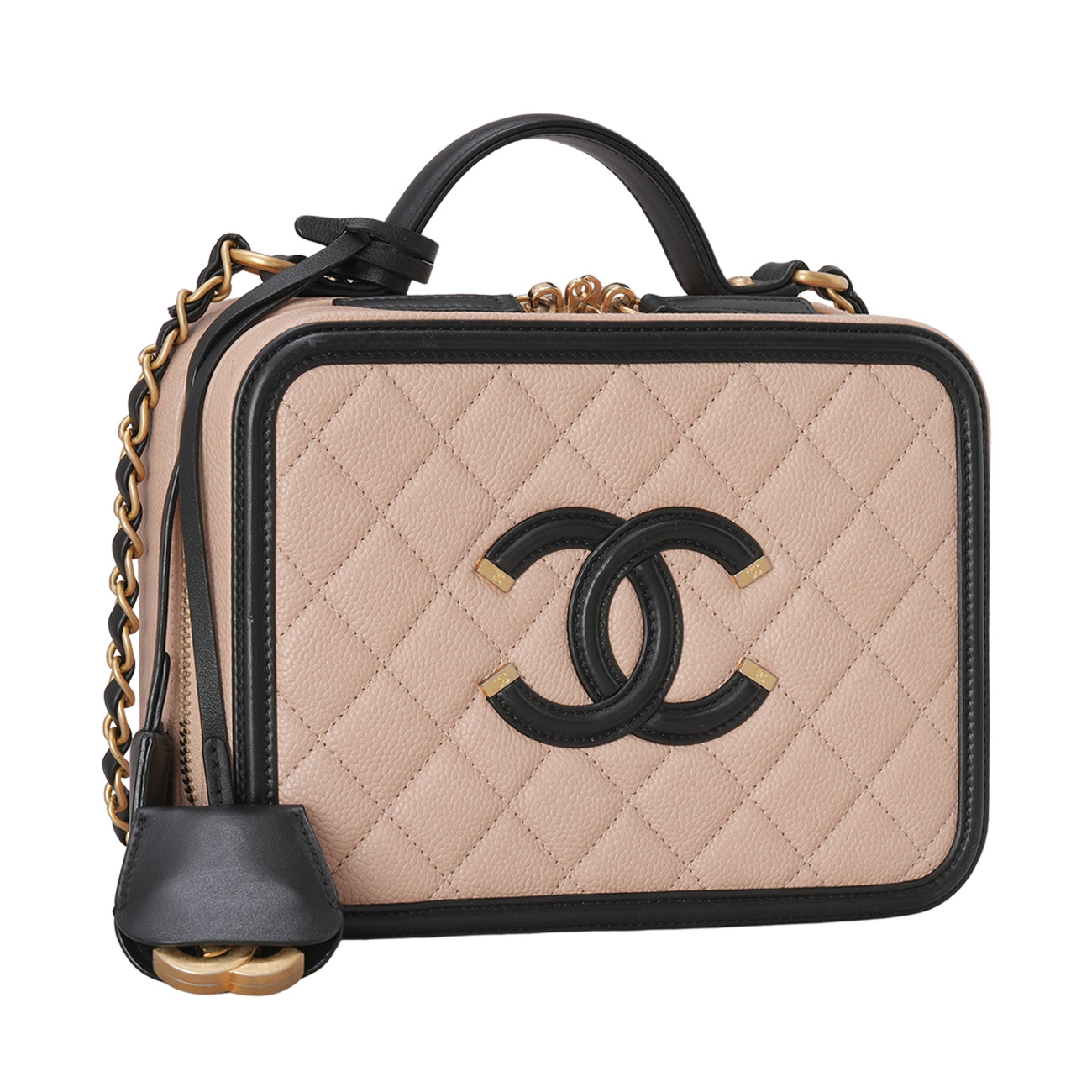 CHANEL(USED)샤넬 코스메틱 베니티 탑핸들