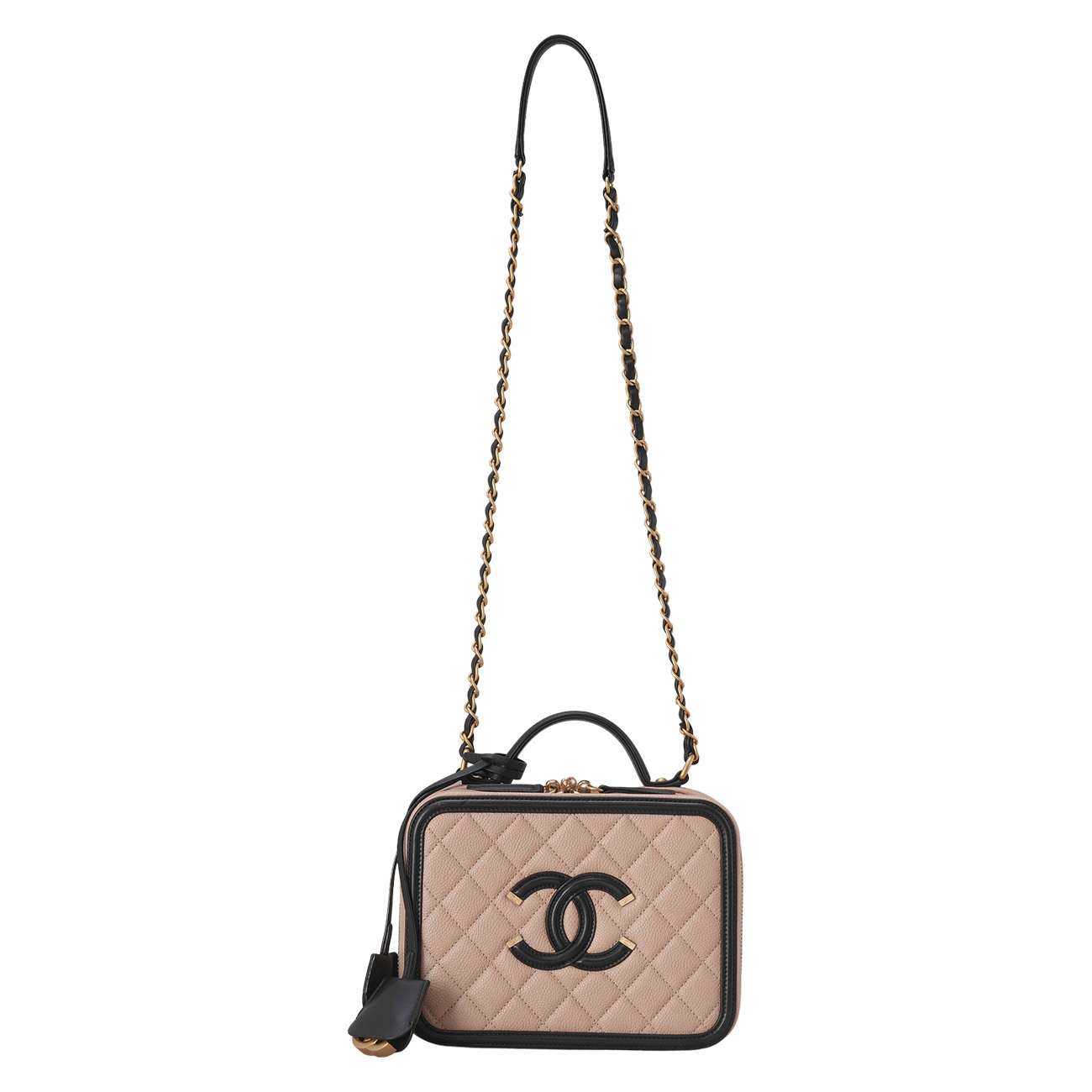 CHANEL(USED)샤넬 코스메틱 베니티 탑핸들