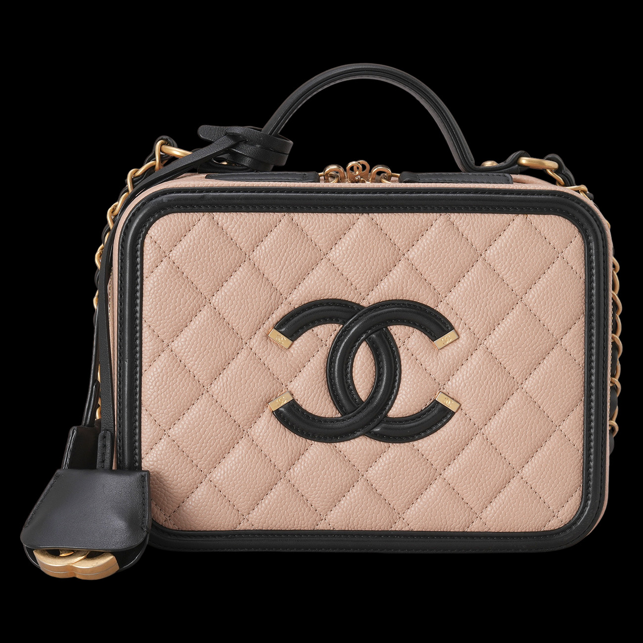 CHANEL(USED)샤넬 코스메틱 베니티 탑핸들
