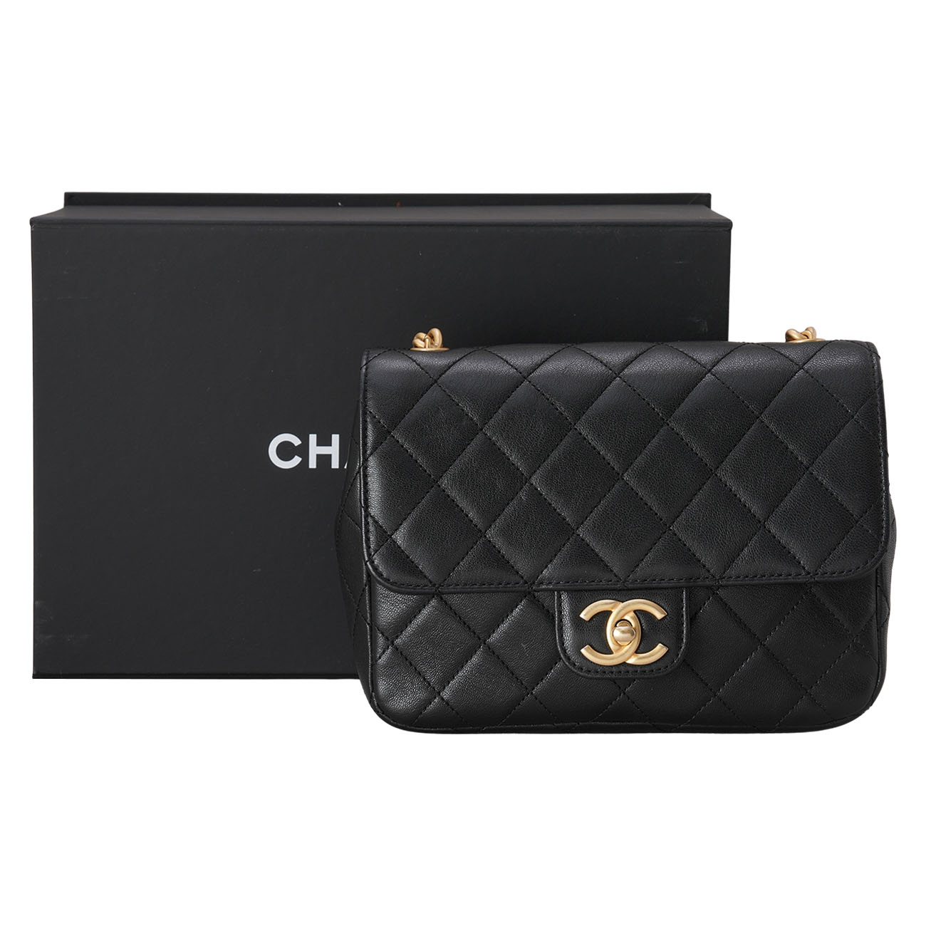 CHANEL(USED)샤넬 AS3950 고트스킨 체인 온 체인 크로스백
