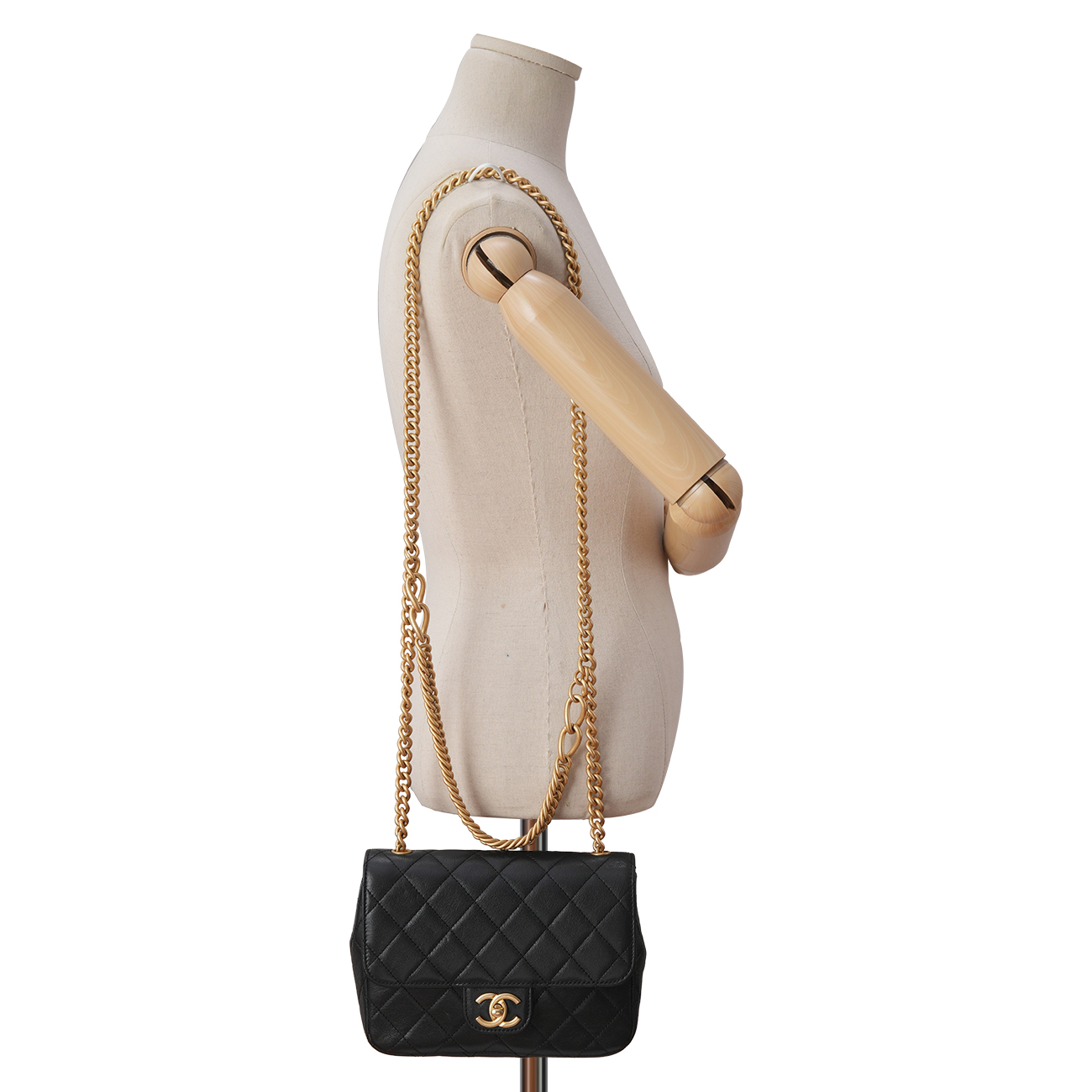 CHANEL(USED)샤넬 AS3950 고트스킨 체인 온 체인 크로스백