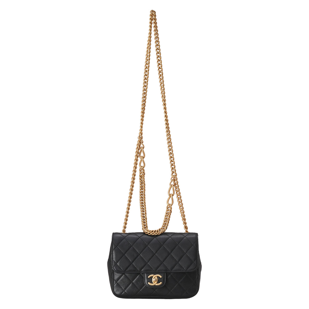 CHANEL(USED)샤넬 AS3950 고트스킨 체인 온 체인 크로스백
