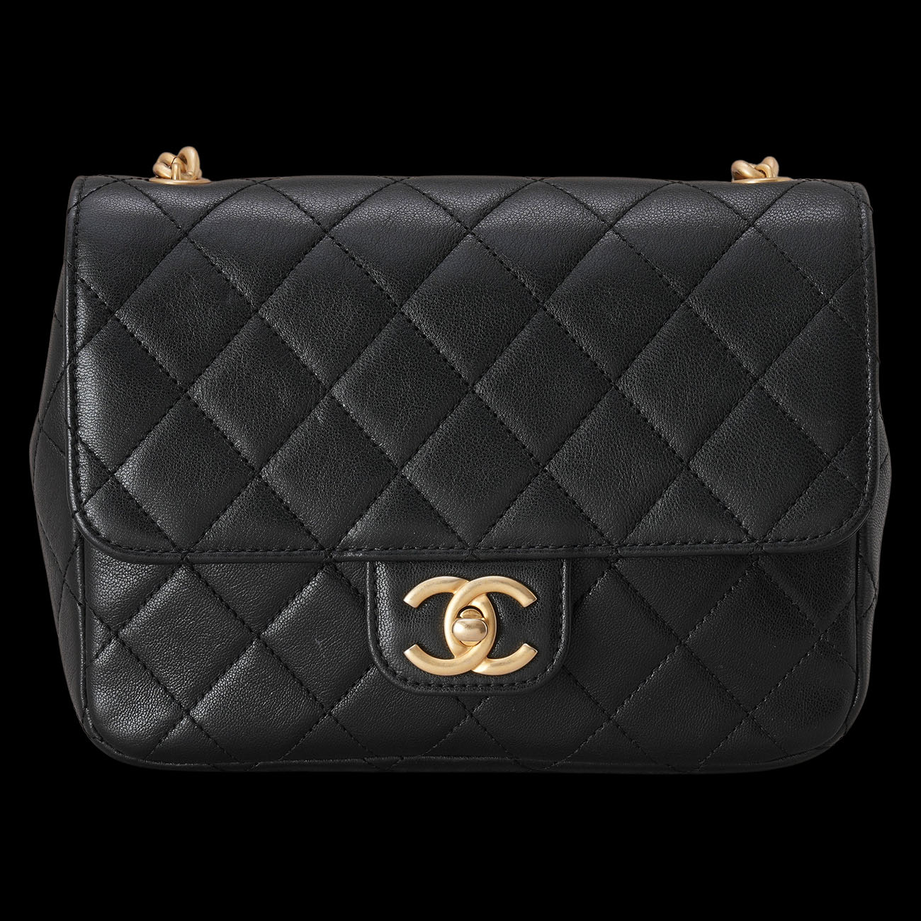 CHANEL(USED)샤넬 AS3950 고트스킨 체인 온 체인 크로스백