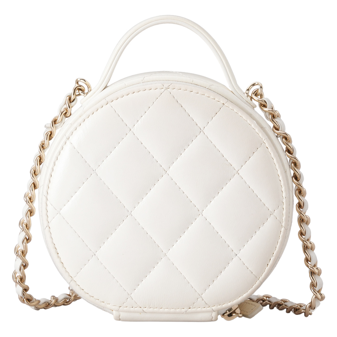 CHANEL(USED)샤넬 동그리 탑핸들 체인 크로스백