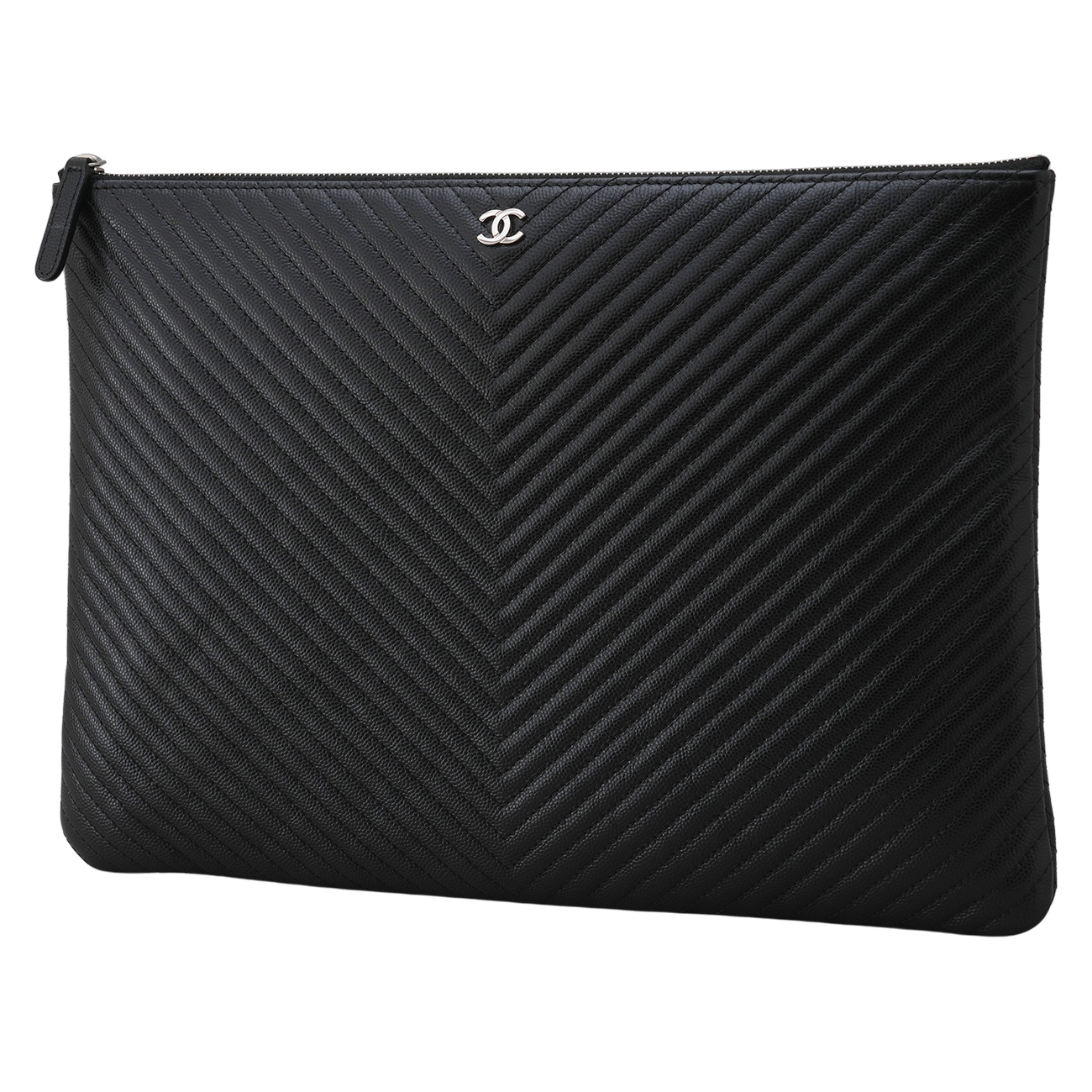 CHANEL(USED)샤넬 캐비어 클래식 클러치