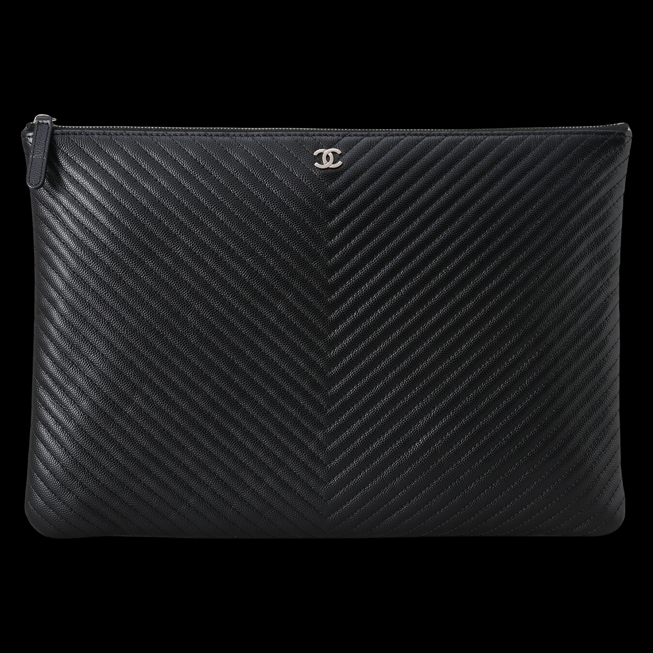 CHANEL(USED)샤넬 캐비어 클래식 클러치