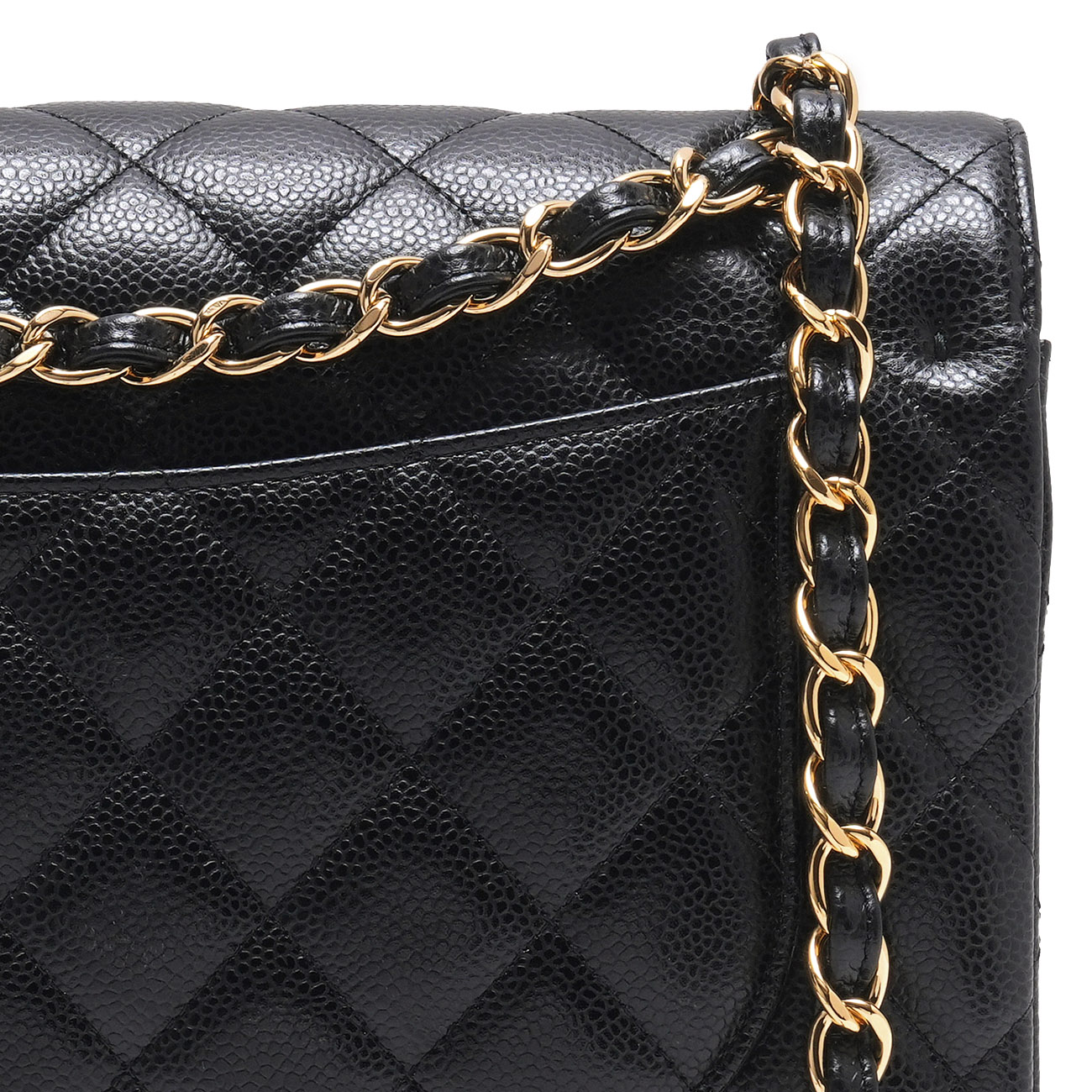 CHANEL(USED)샤넬 캐비어 클래식 라지 플랩백