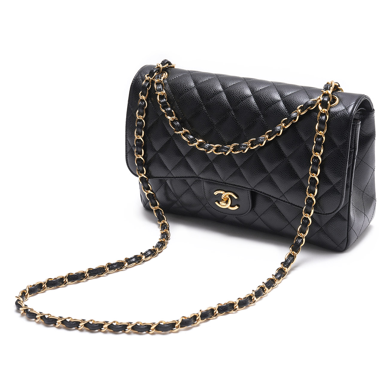 CHANEL(USED)샤넬 캐비어 클래식 라지 플랩백