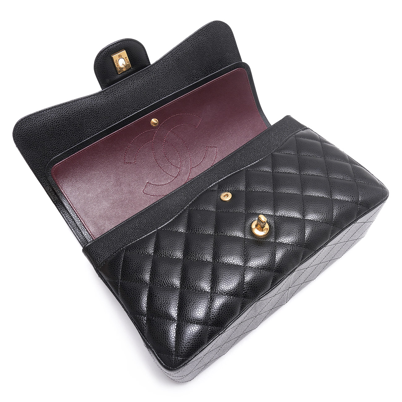 CHANEL(USED)샤넬 캐비어 클래식 라지 플랩백