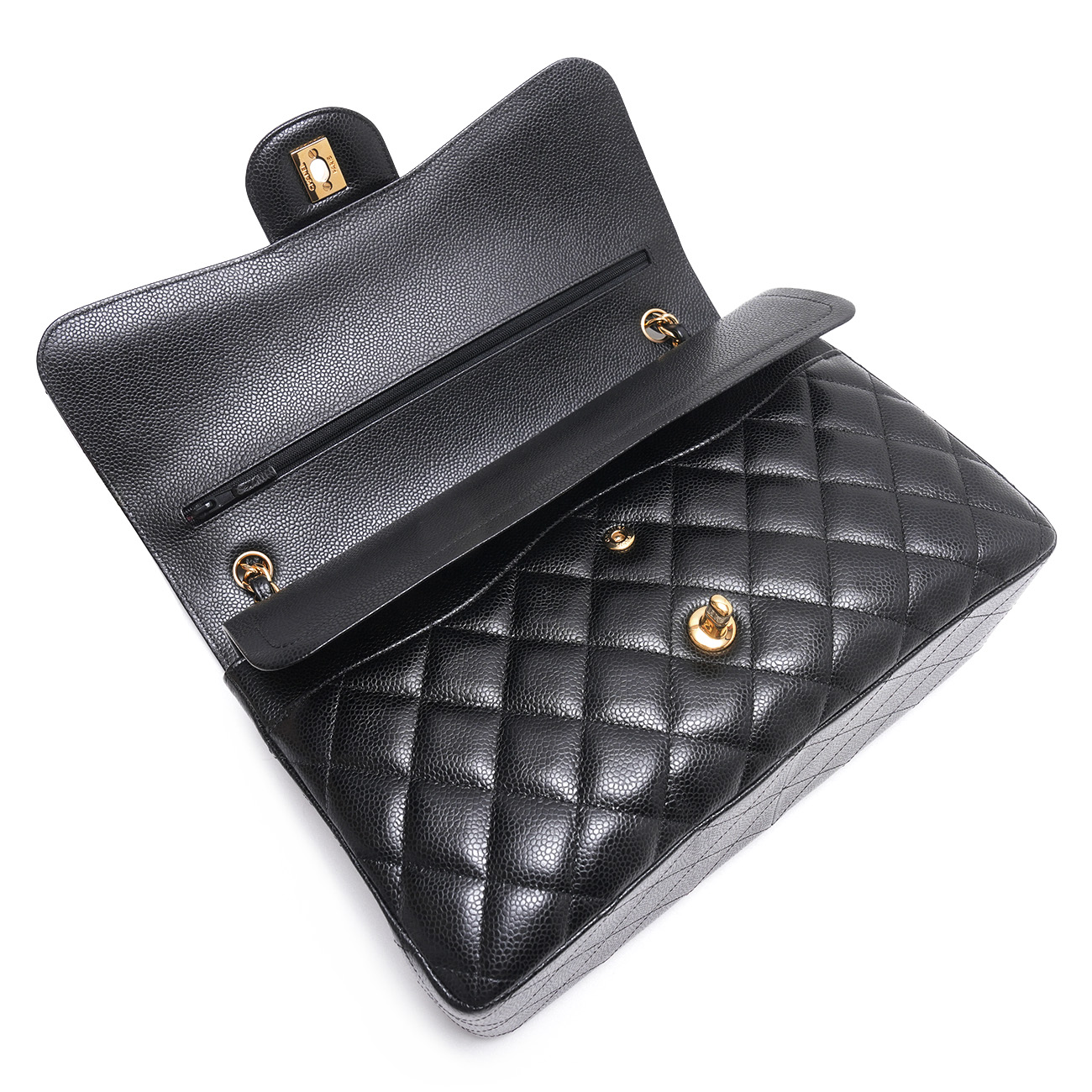 CHANEL(USED)샤넬 캐비어 클래식 라지 플랩백