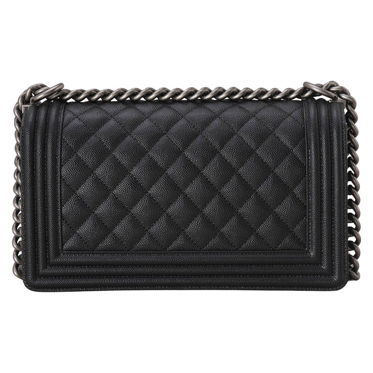 CHANEL(USED)샤넬 캐비어 보이샤넬 미듐 플랩백