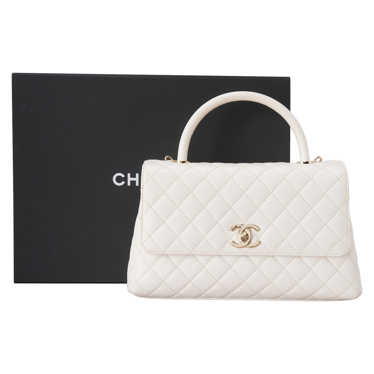 CHANEL(USED)샤넬 캐비어 코코핸들 28