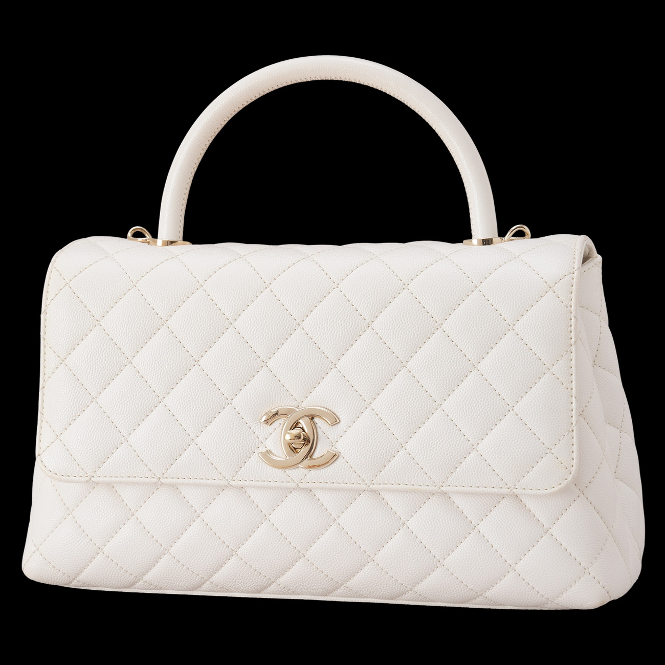 CHANEL(USED)샤넬 캐비어 코코핸들 28