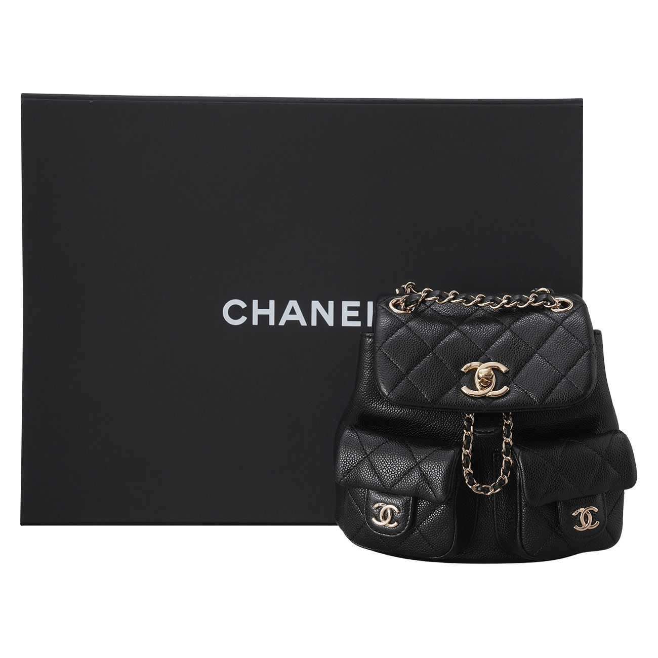 CHANEL(USED)샤넬 캐비어 듀마백팩