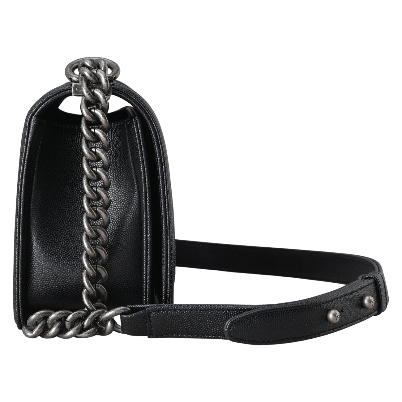CHANEL(USED)샤넬 캐비어 보이샤넬 미듐 플랩백