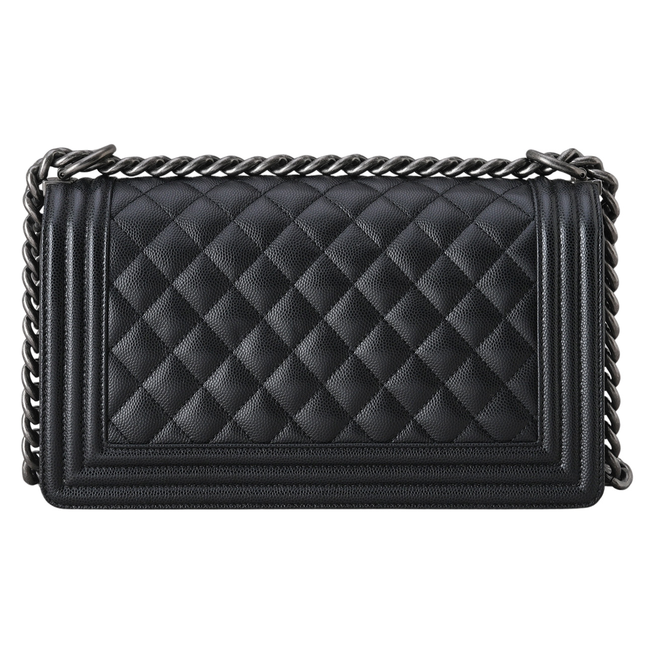 CHANEL(USED)샤넬 캐비어 보이샤넬 미듐 플랩백