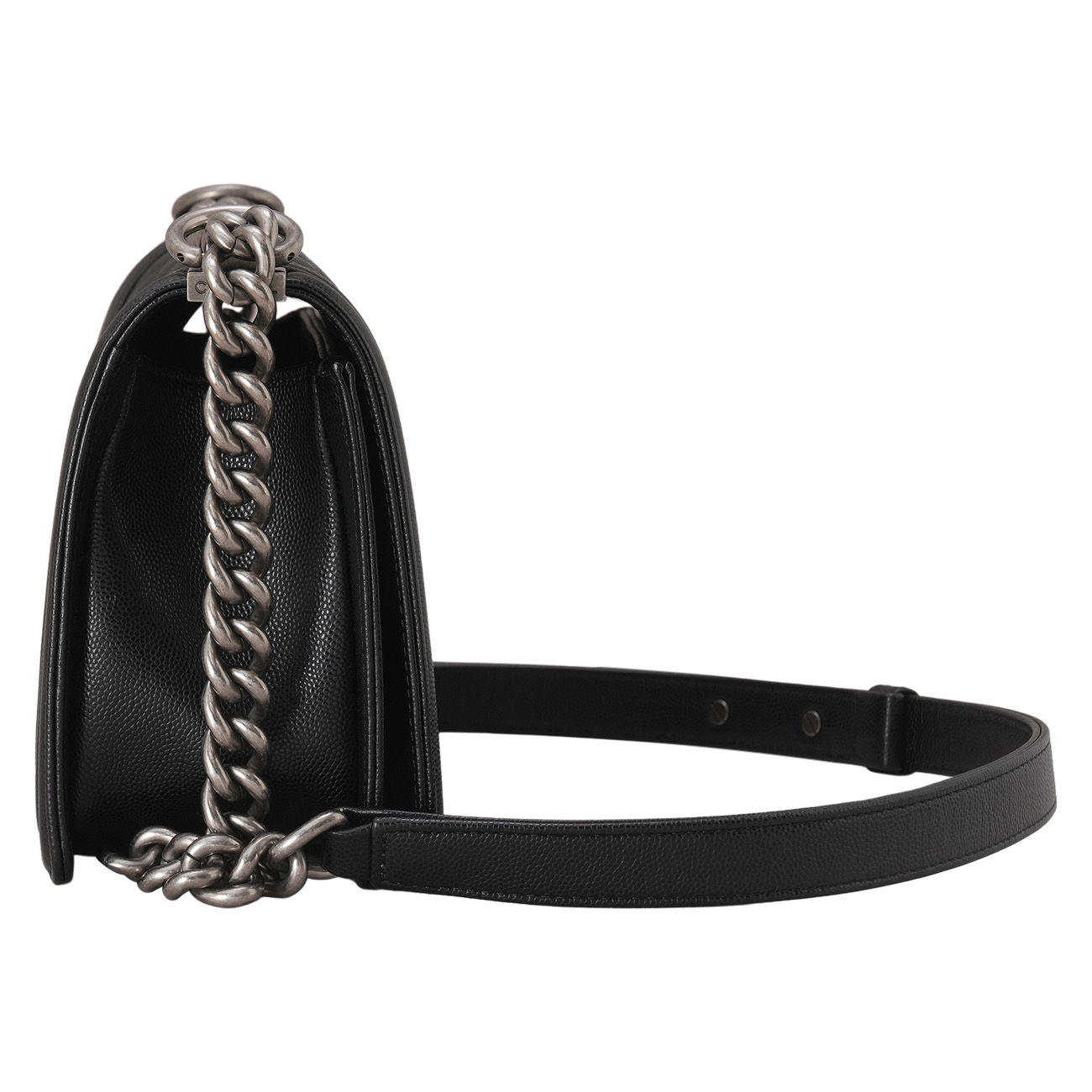 CHANEL(USED)샤넬 캐비어 보이백 미듐