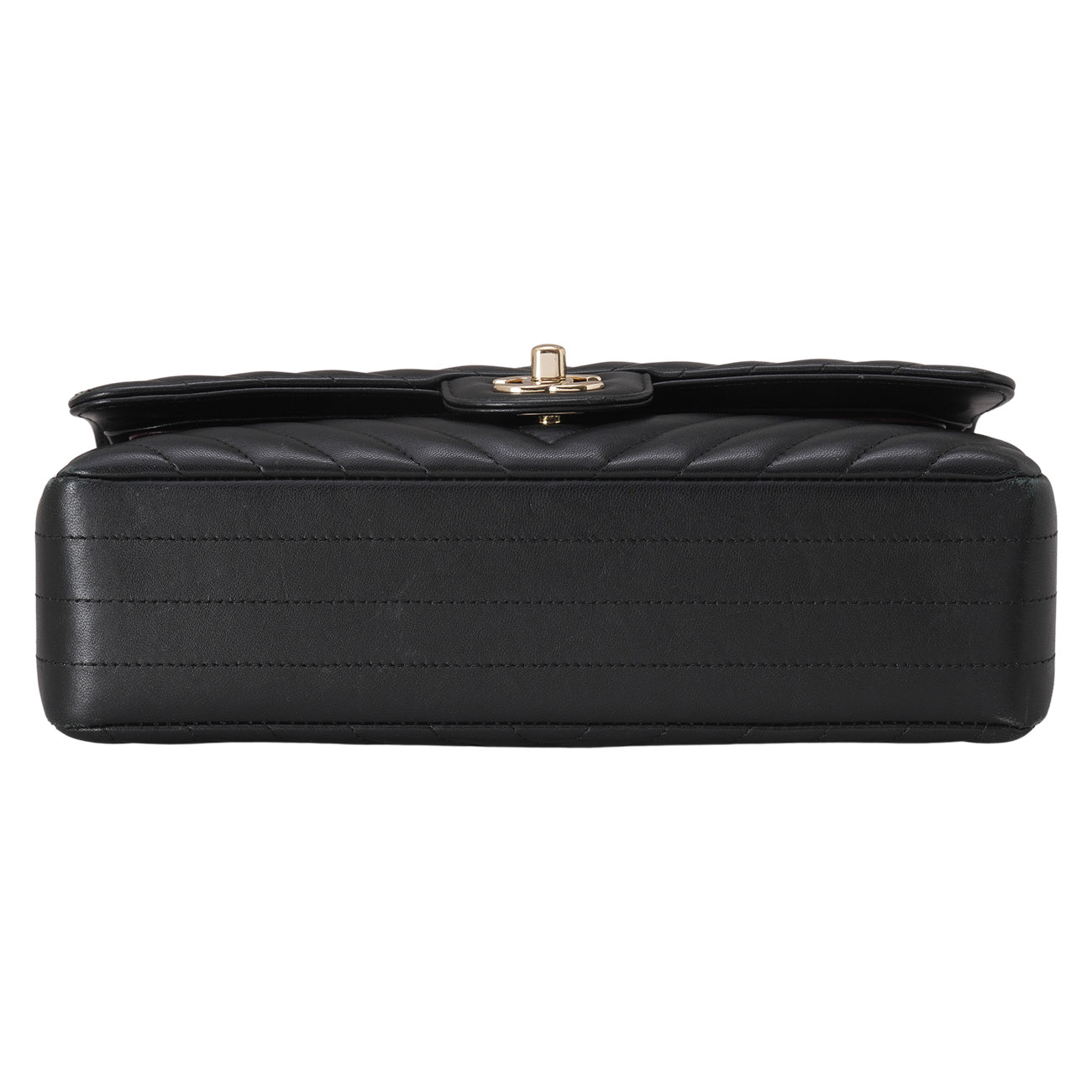 CHANEL(USED)샤넬 램스킨 쉐브론 클래식 미듐 플랩백