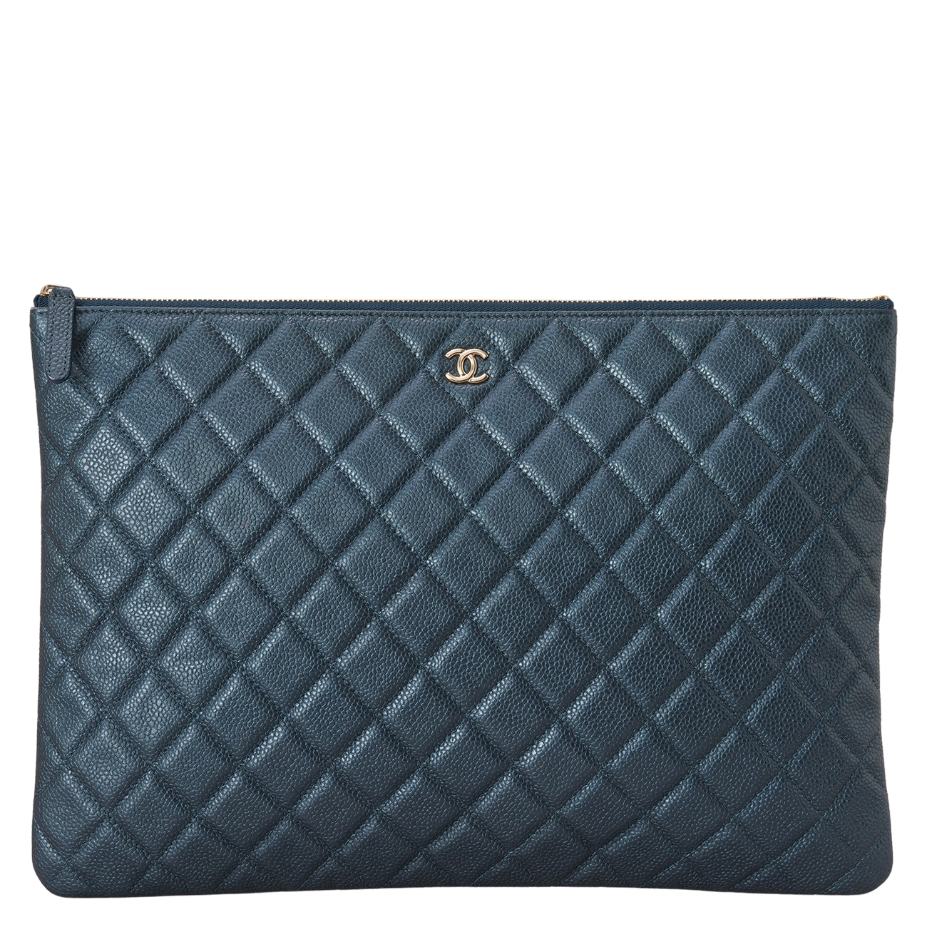 CHANEL(USED)샤넬 캐비어 클러치 라지