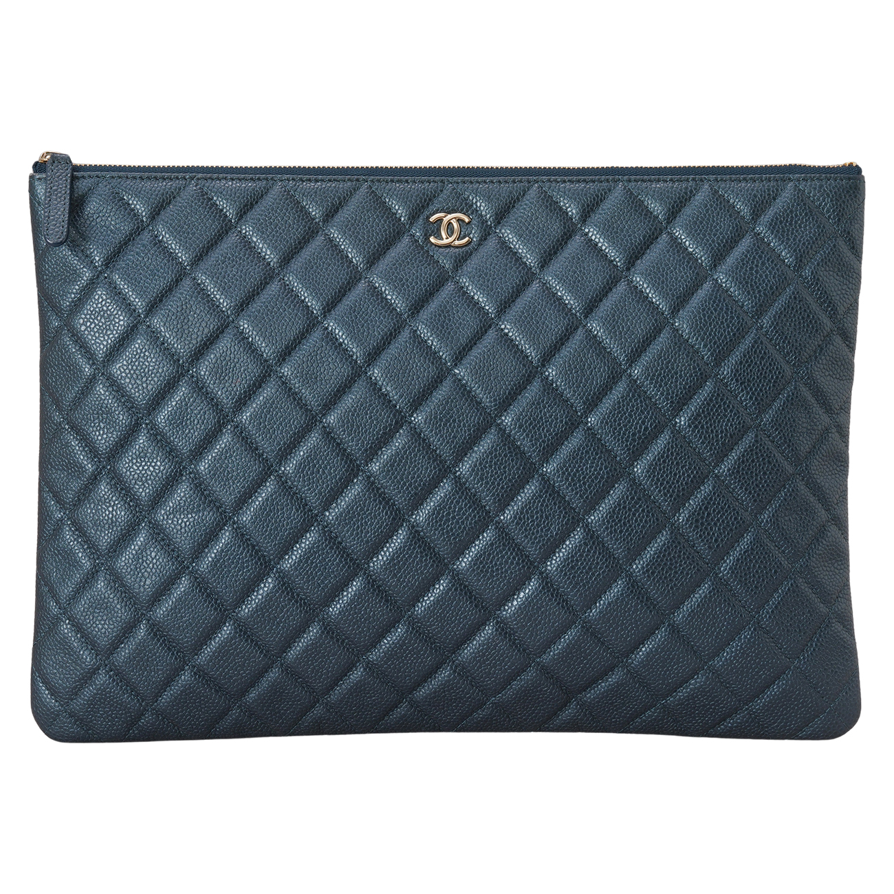 CHANEL(USED)샤넬 캐비어 클러치 라지