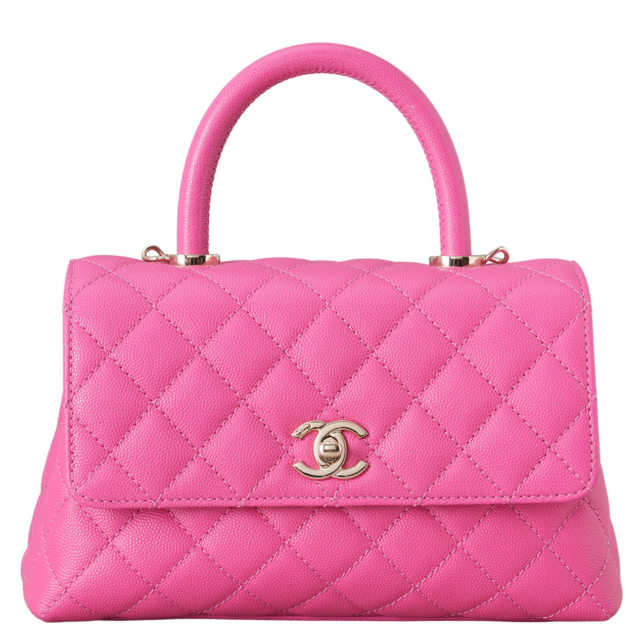 CHANEL(USED)샤넬 캐비어 코코핸들 23