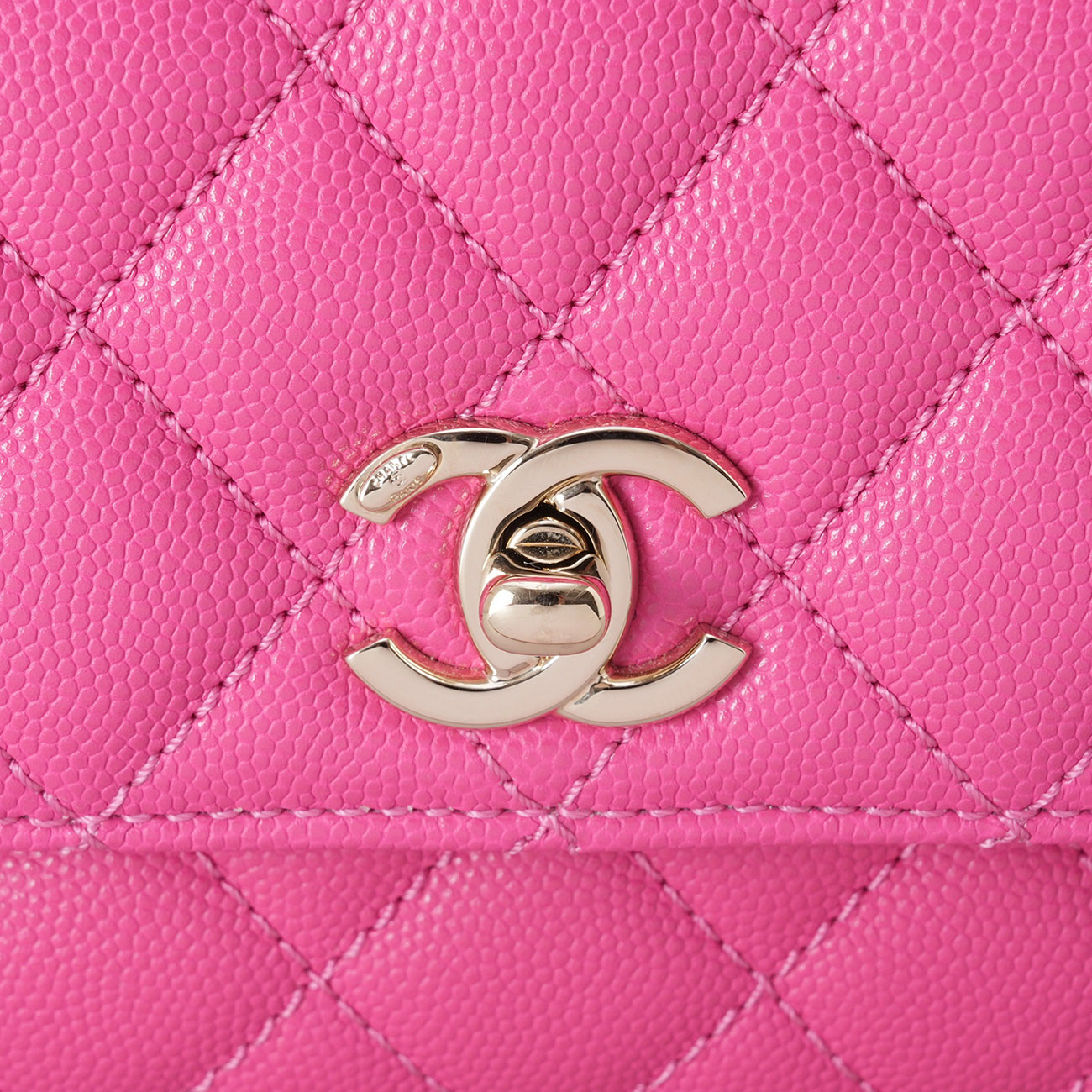 CHANEL(USED)샤넬 캐비어 코코핸들 23