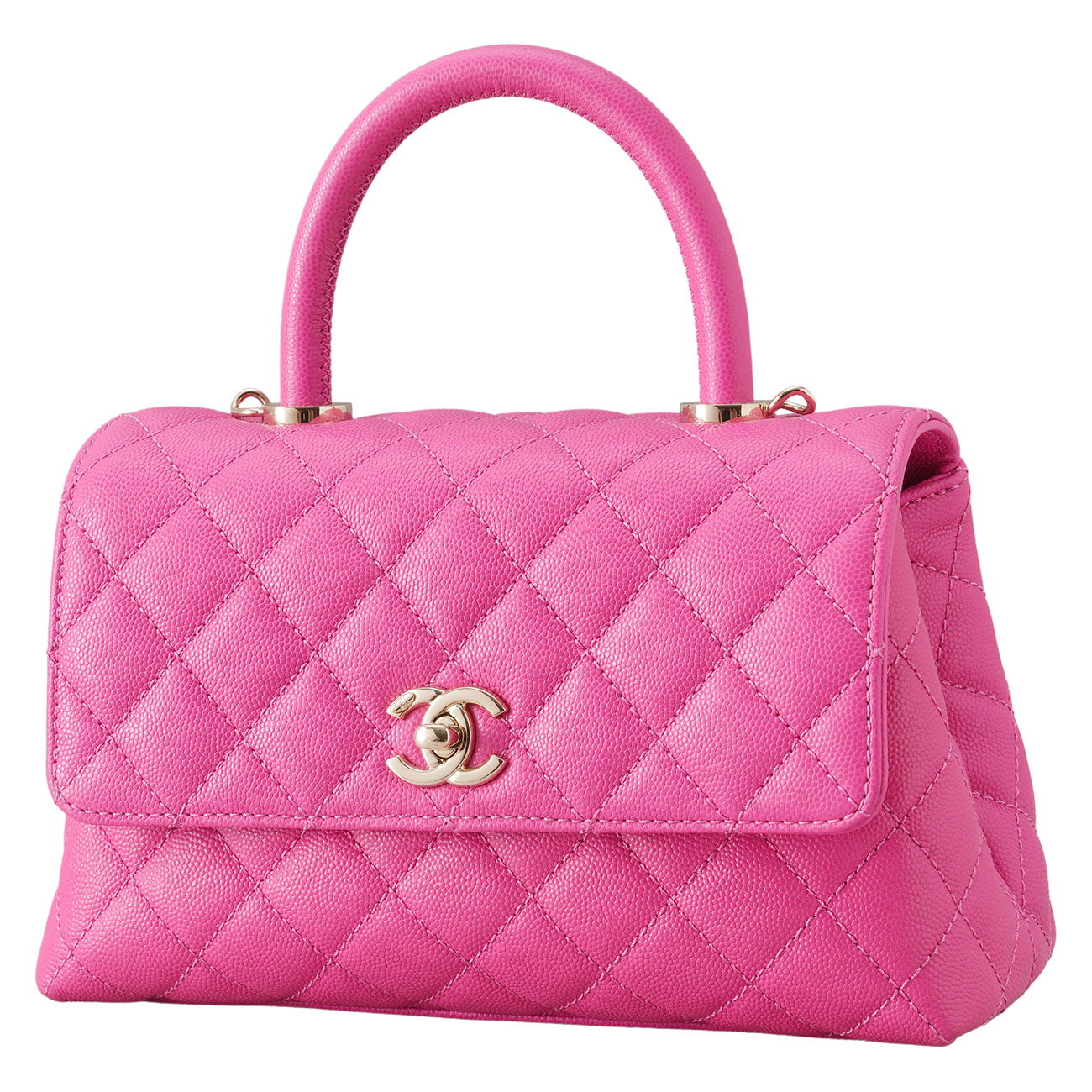 CHANEL(USED)샤넬 캐비어 코코핸들 23