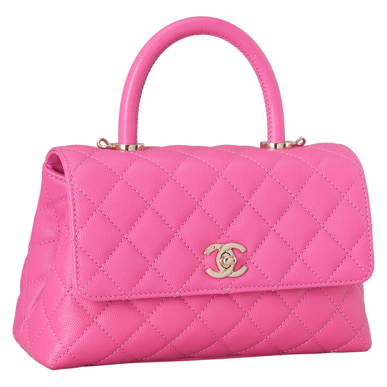 CHANEL(USED)샤넬 캐비어 코코핸들 23