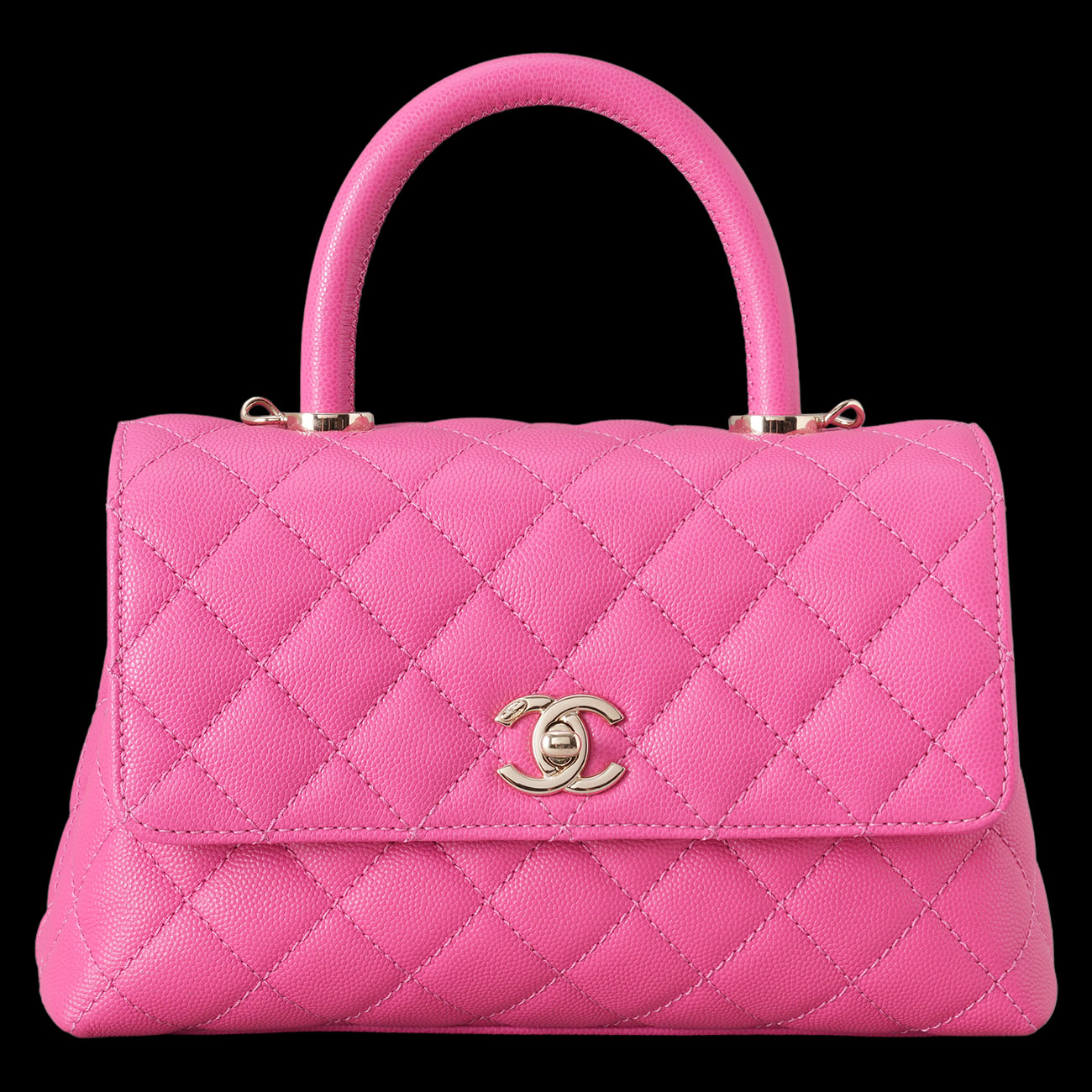 CHANEL(USED)샤넬 캐비어 코코핸들 23