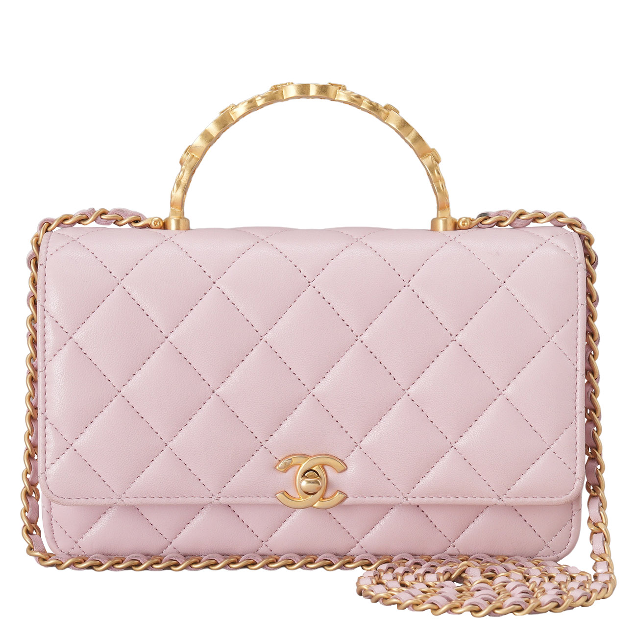 CHANEL(USED)샤넬 AP3944 클래식 레터링 탑핸들 WOC