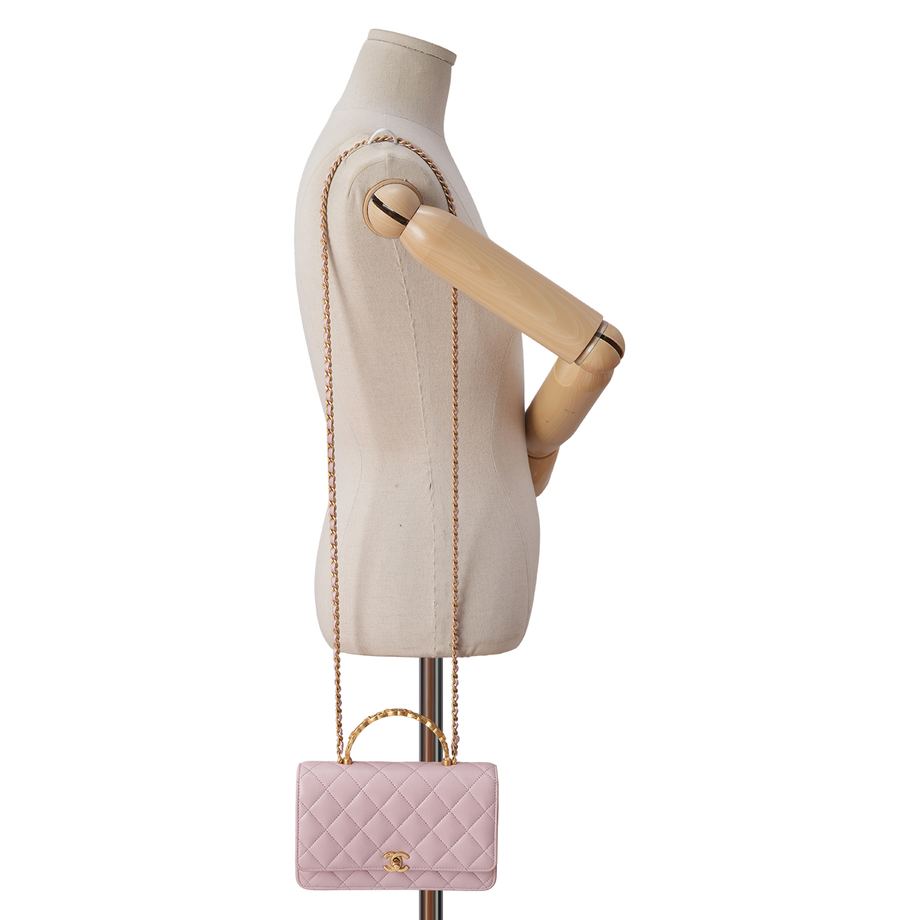 CHANEL(USED)샤넬 AP3944 클래식 레터링 탑핸들 WOC