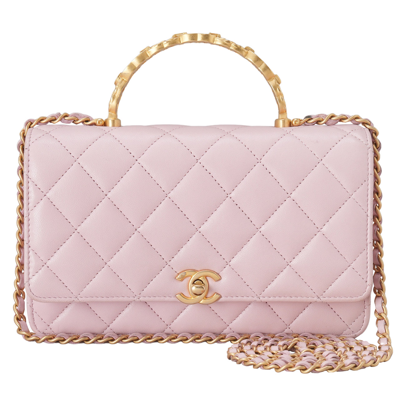 CHANEL(USED)샤넬 AP3944 클래식 레터링 탑핸들 WOC