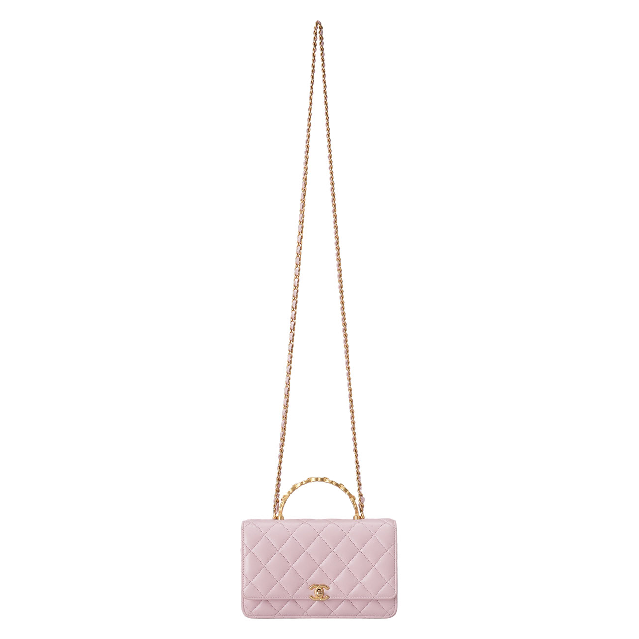 CHANEL(USED)샤넬 AP3944 클래식 레터링 탑핸들 WOC