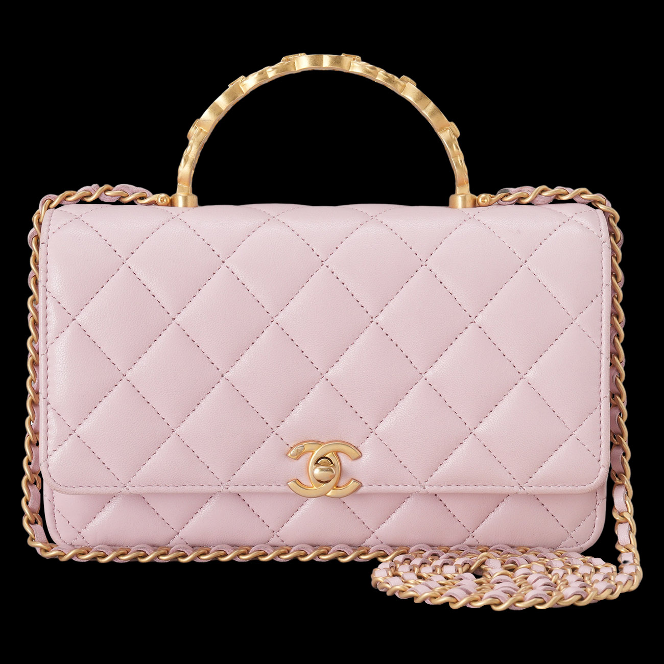 CHANEL(USED)샤넬 AP3944 클래식 레터링 탑핸들 WOC