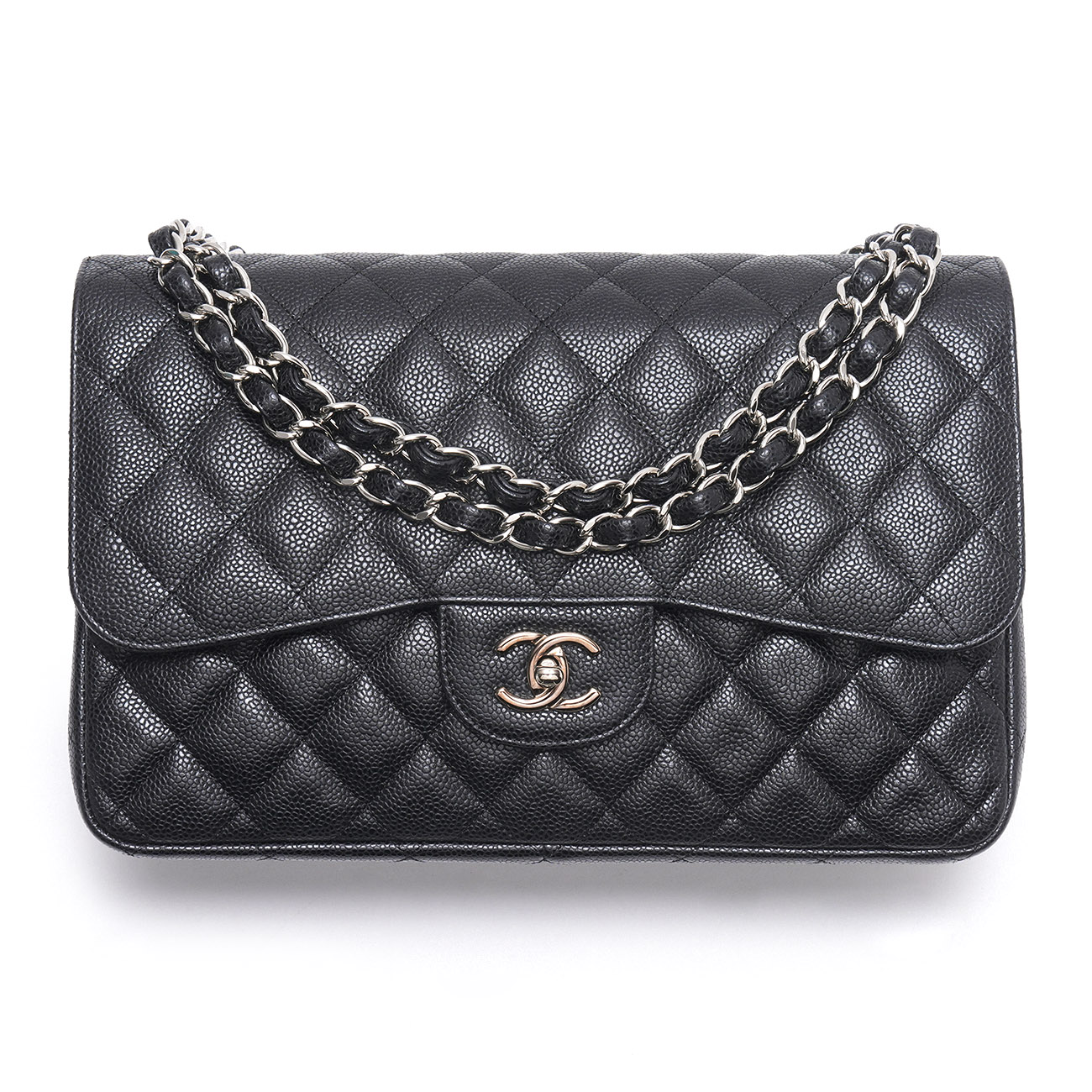 CHANEL(USED)샤넬 캐비어 클래식 라지 플랩백