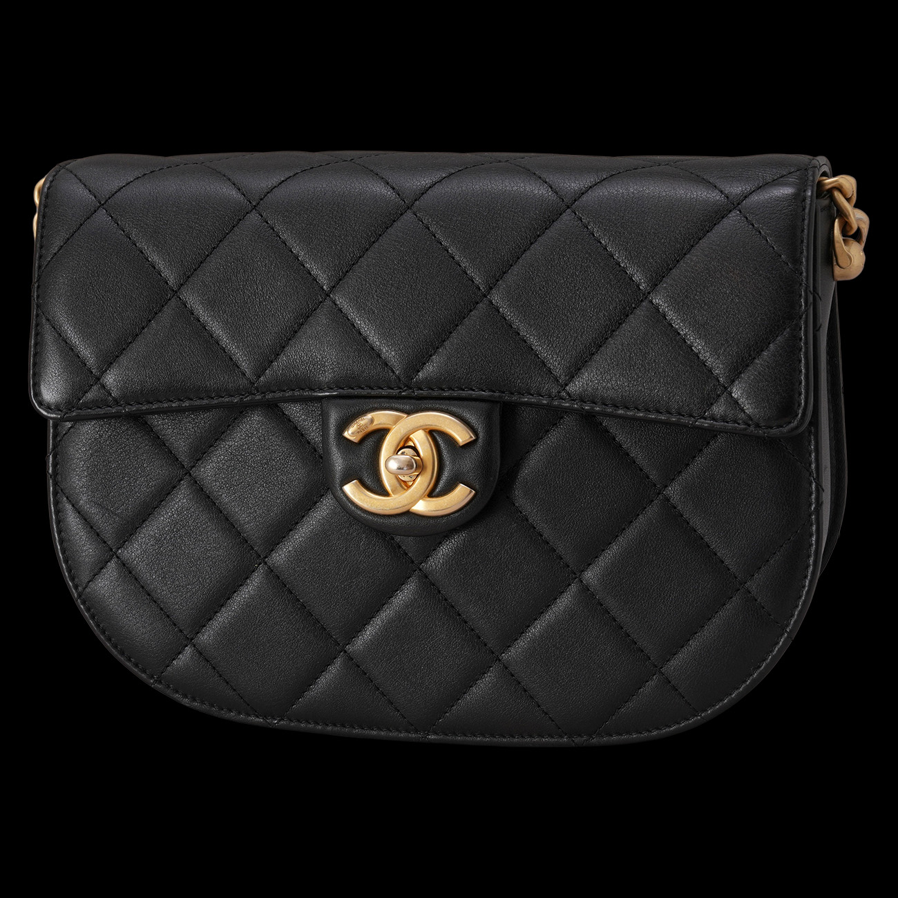 CHANEL(USED)샤넬 AS2485 시즌 퀼팅 메신저백