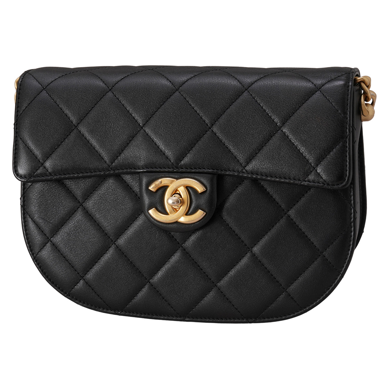 CHANEL(USED)샤넬 AS2485 시즌 퀼팅 메신저백