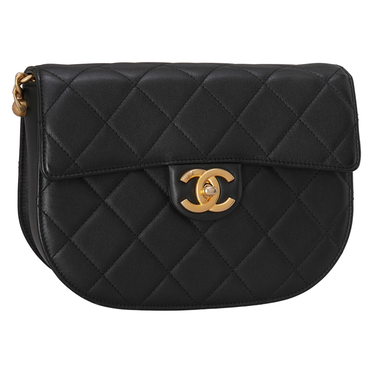 CHANEL(USED)샤넬 AS2485 시즌 퀼팅 메신저백