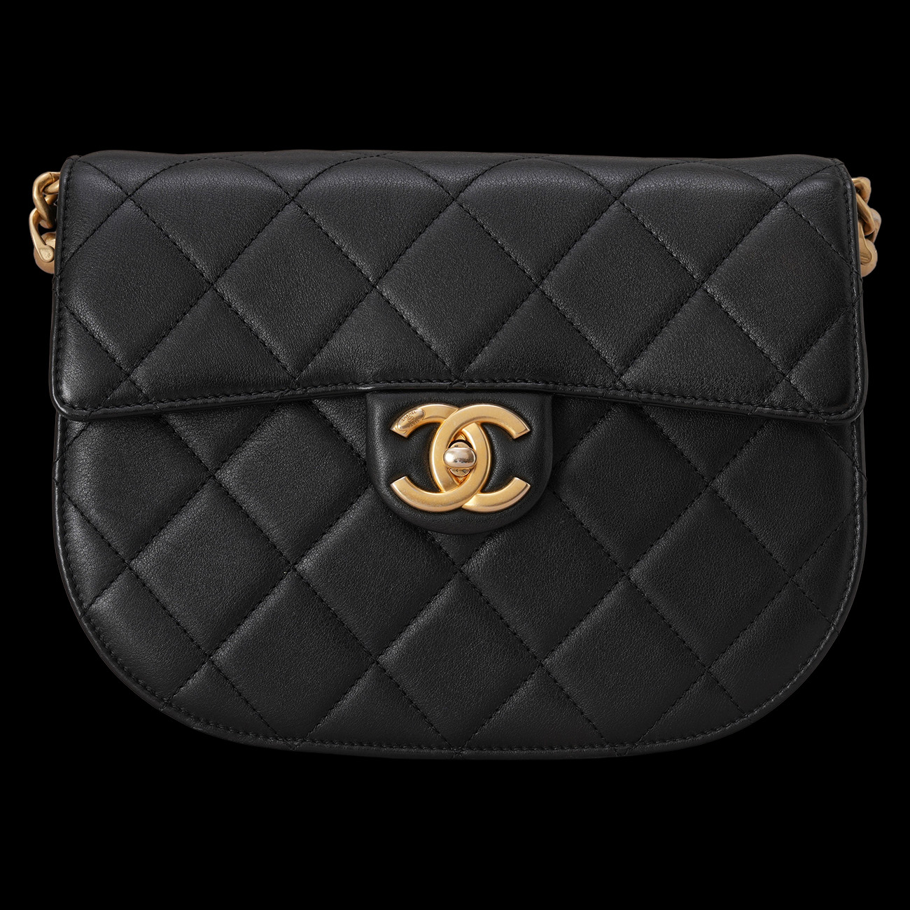CHANEL(USED)샤넬 AS2485 시즌 퀼팅 메신저백