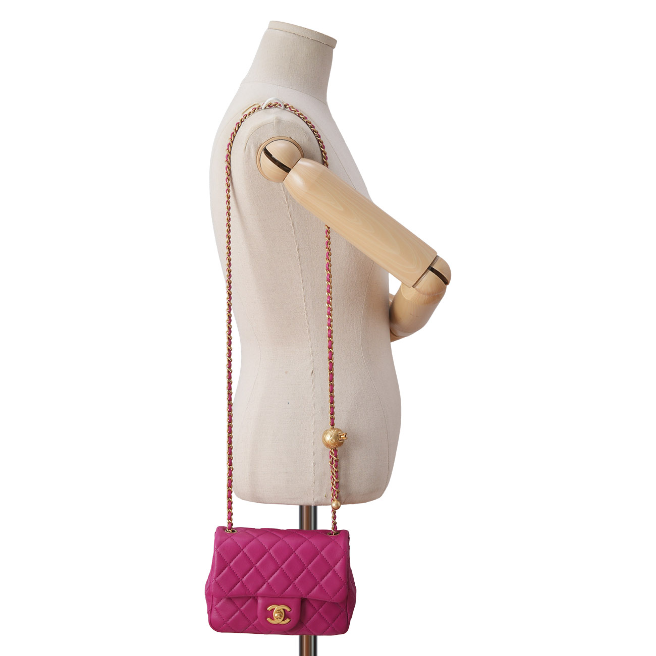 CHANEL(USED)샤넬 AS1786 클래식 쁘띠삭 골든볼