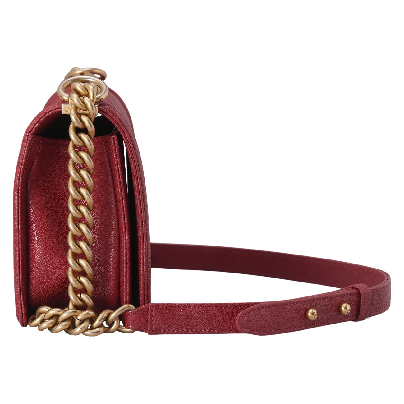 CHANEL(USED)샤넬 캐비어 보이백 미듐